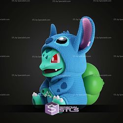 Super Basic STL Bulbasaur Stitch Crochet No AMS