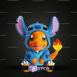 Super Basic STL Charmander Stitch Crochet No AMS