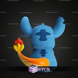 Super Basic STL Charmander Stitch Crochet No AMS