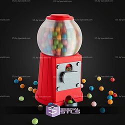 Super Basic STL Coin Operated Gumball Machine