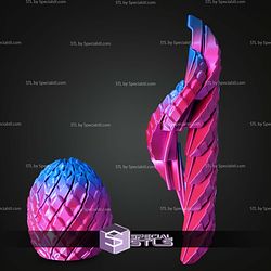 Super Basic STL Dragon Egg Sliced Fidget