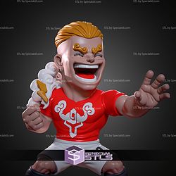 Super Basic STL Erling Haaland Luffy Gear 5 No AMS