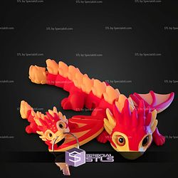 Super Basic STL Fire Elemental Dragons