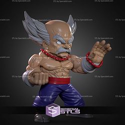Super Basic STL Heihachi Mishima Multipart No AMS