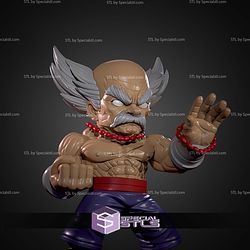 Super Basic STL Heihachi Mishima Multipart No AMS