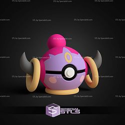 Super Basic STL Hoopa Pokeball