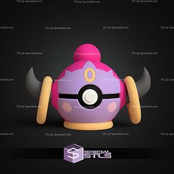 Super Basic STL Hoopa Pokeball