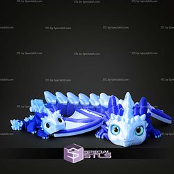 Super Basic STL Ice Elemental Dragons