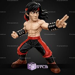 Super Basic STL Liu Kang Action No AMS