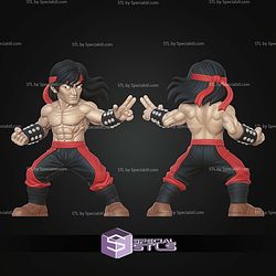 Super Basic STL Liu Kang Action No AMS