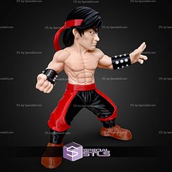 Super Basic STL Liu Kang Action No AMS