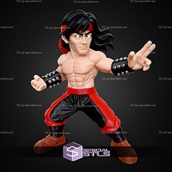 Super Basic STL Liu Kang Action No AMS