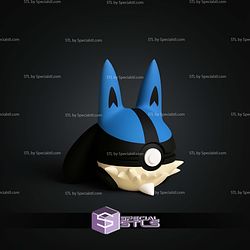 Super Basic STL Lucario Pokeball V2