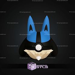 Super Basic STL Lucario Pokeball V2