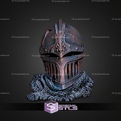 Super Basic STL Lost Warrior Helmet Display