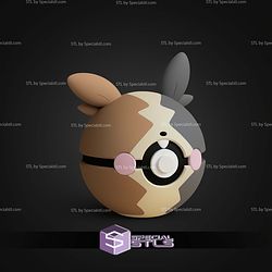Super Basic STL Morpeko Pokeball