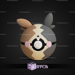 Super Basic STL Morpeko Pokeball
