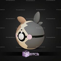 Super Basic STL Morpeko Pokeball
