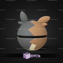Super Basic STL Morpeko Pokeball