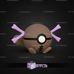 Super Basic STL Paldean Wooper Pokeball