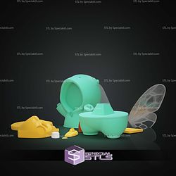 Super Basic STL Pikachu Fairy No AMS