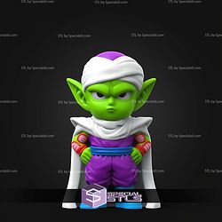 Super Basic STL Piccolo Angry Color 3D Print