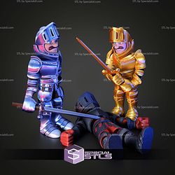 Super Basic STL Print In Place Knight