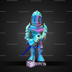 Super Basic STL Print In Place Knight
