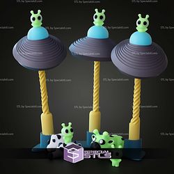 Super Basic STL Spinning UFO Fidget Playset