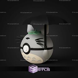 Super Basic STL Totoro Pokeball