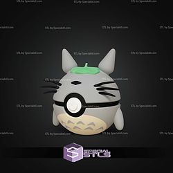Super Basic STL Totoro Pokeball