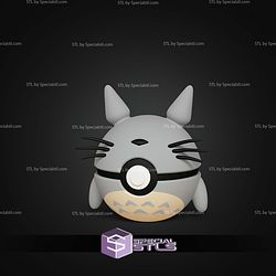 Super Basic STL Totoro Pokeball