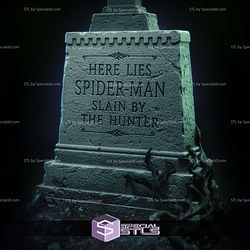 Symbiote Spiderman Grave Base STL Files