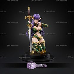 Syrina Elf Warrior STL Files