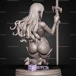 Syrina Elf Warrior STL Files