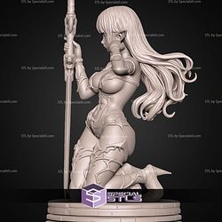 Syrina Elf Warrior STL Files