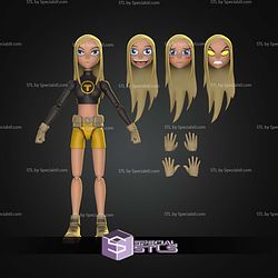 Terra Teen Titans Action Figure STL Files