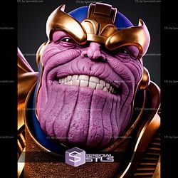 Thanos Bust Skull Base 375mm STL Files