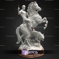 The Phantom On Horse STL Files