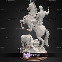 The Phantom On Horse STL Files