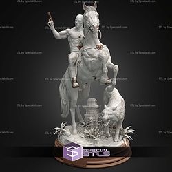 The Phantom On Horse STL Files