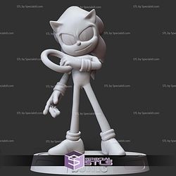 The Sonic With Ring Basic STL Files