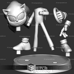 The Sonic With Ring Basic STL Files