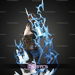 Thor God Of War Fat 500mm STL Files