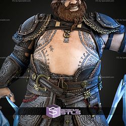 Thor God Of War Fat 500mm STL Files