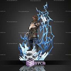 Thor God Of War Fat 500mm STL Files