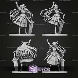 Tooka Yatogami Date A Live 204mm STL Files