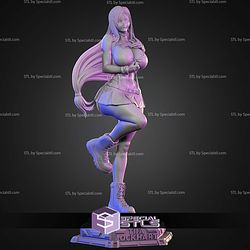 Tifa Lockhart Anime Style STL Files