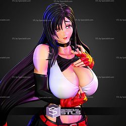 Tifa Lockhart Anime Style STL Files