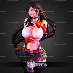 Tifa Lockhart Anime Style STL Files